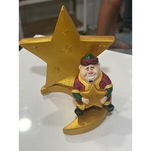 Ramadan Kareem Decor - Man on Moon with Star - Eid Mubarak Decoration